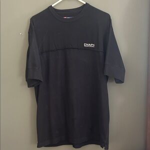 Chaps Classic Black Short Sleeve Tee